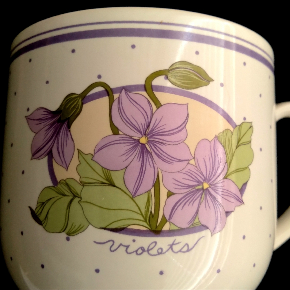 Violets - Just A Beautiful Mug